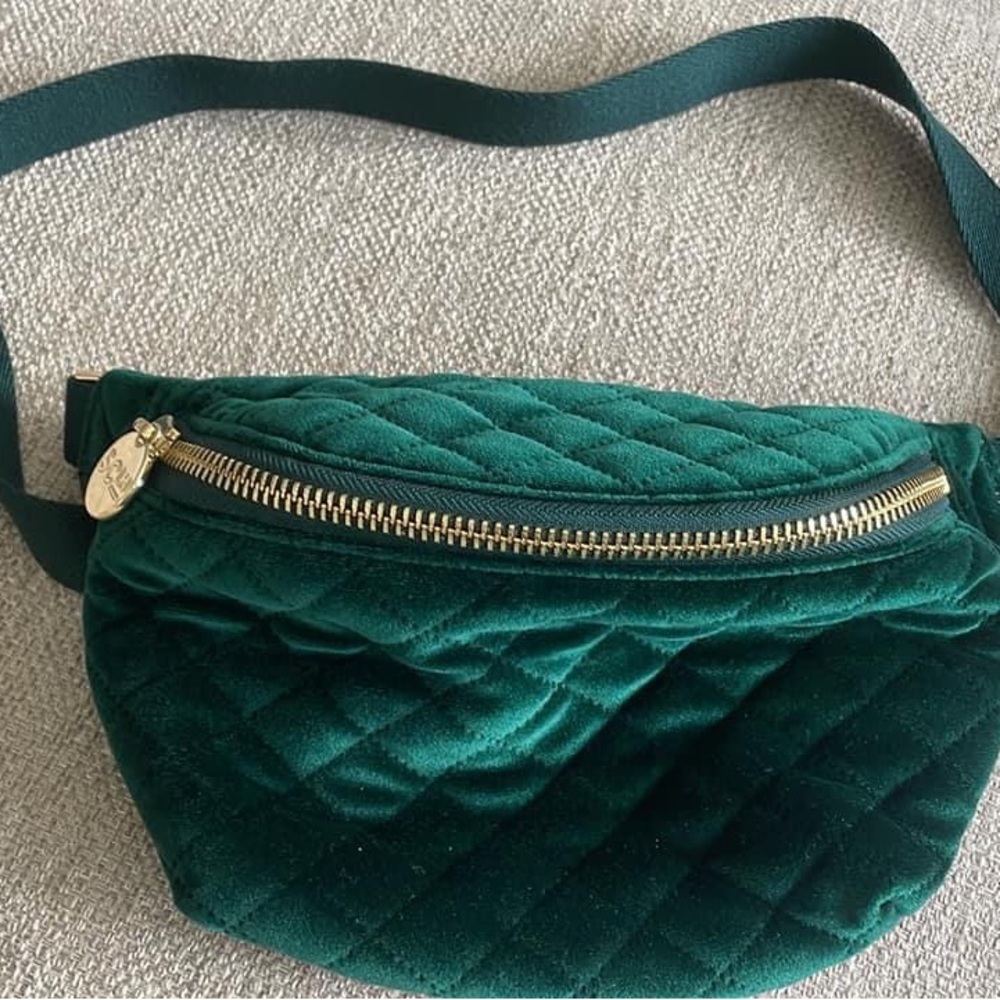 Stoney Clover Lane Green Quilted Bag